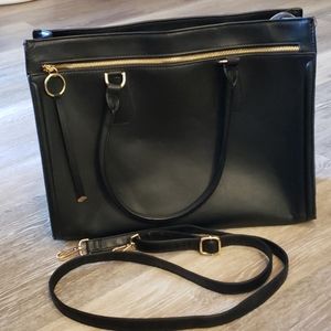 Large black purse